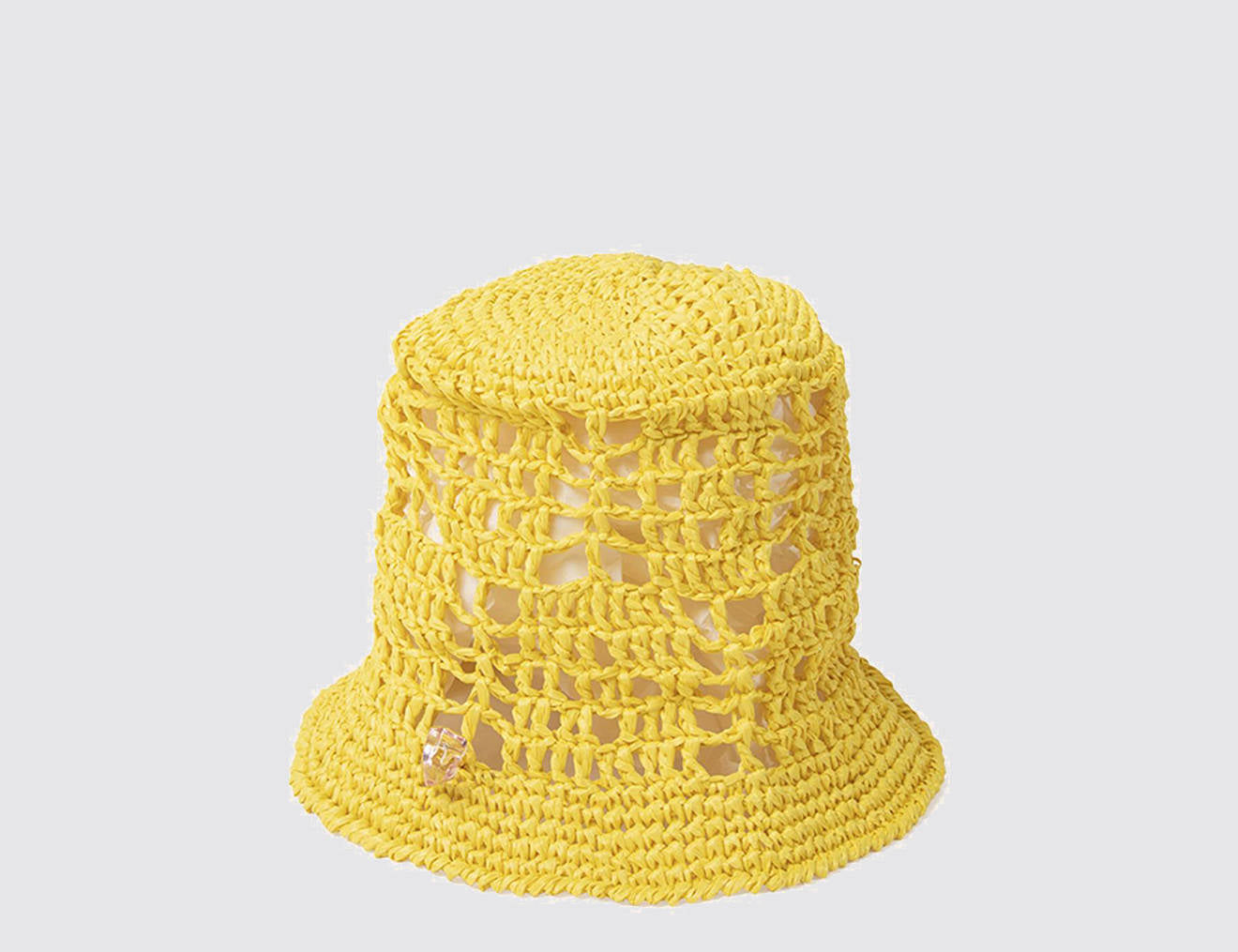 Crochet Hat with Stone