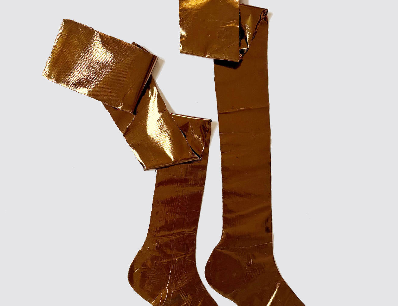 Over the knee laminated Socks
