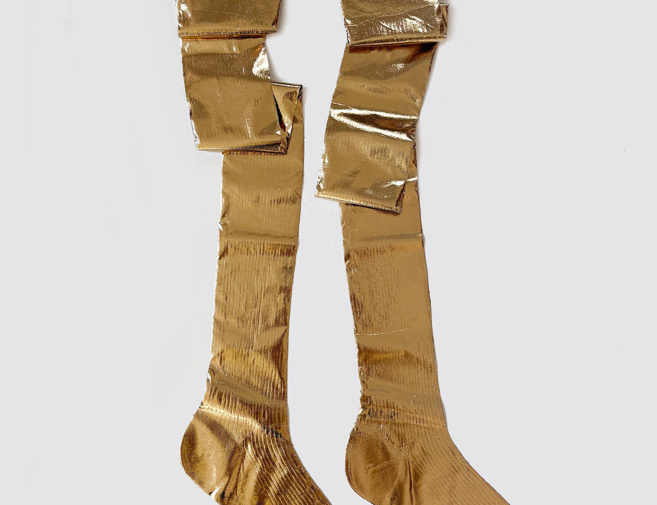 Over the knee laminated Socks