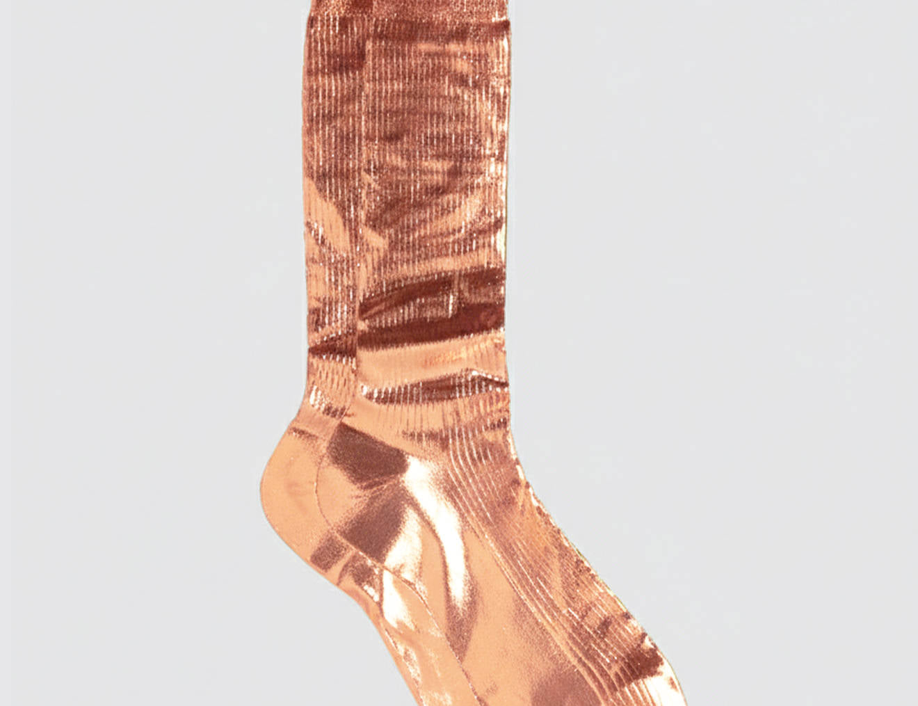 One Ribbed Laminated Men Socks