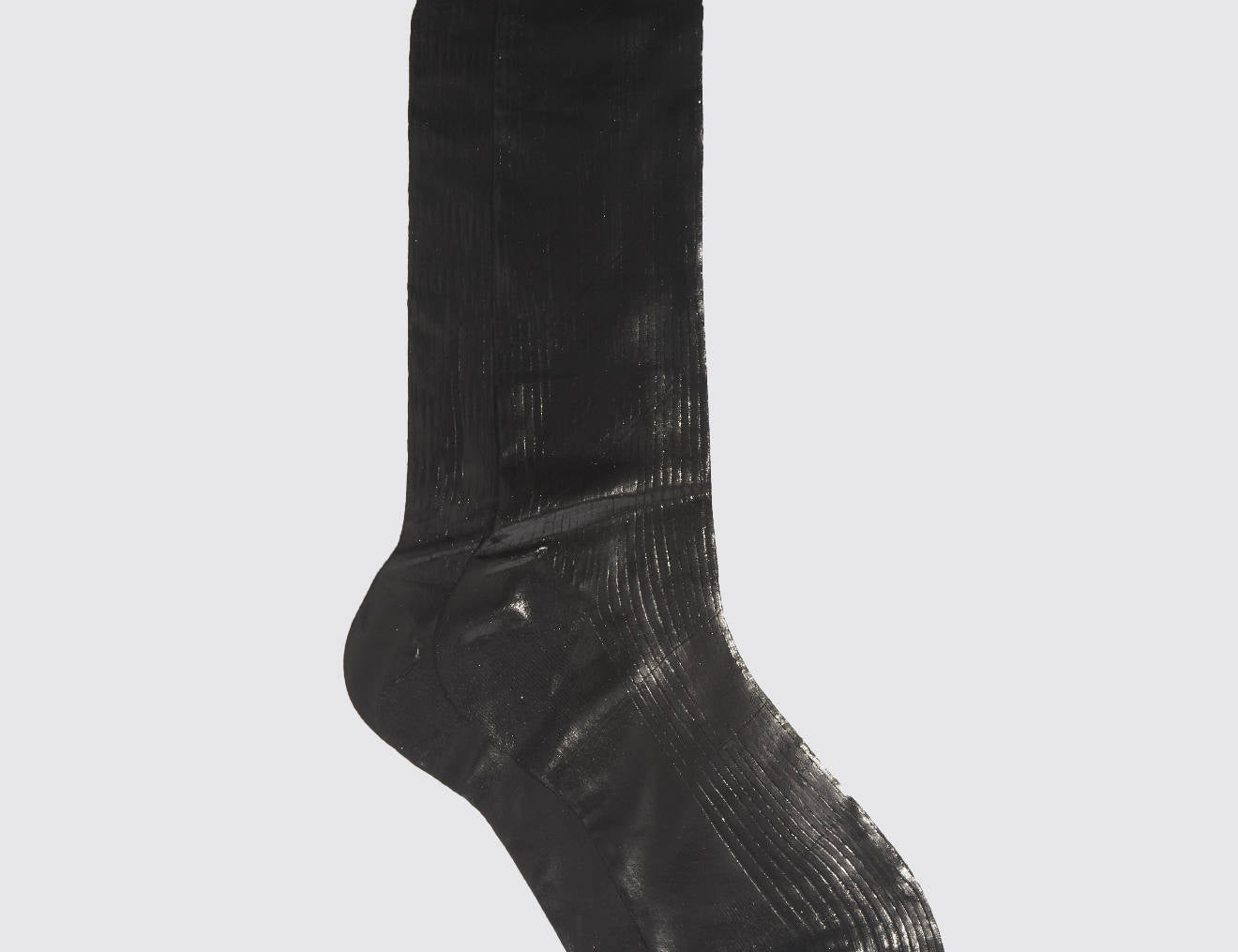 One Ribbed Laminated Men Socks