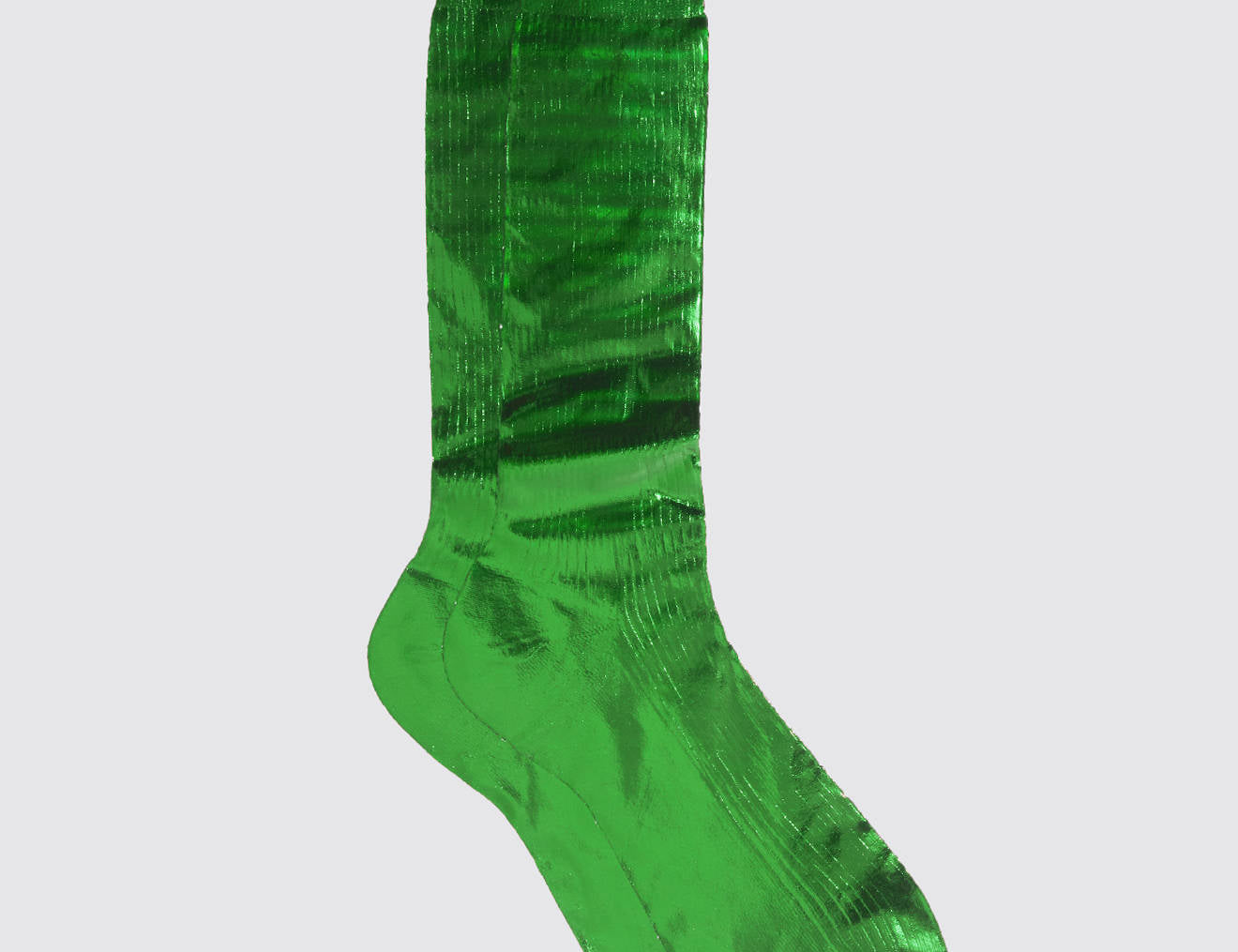 One Ribbed Laminated Men Socks