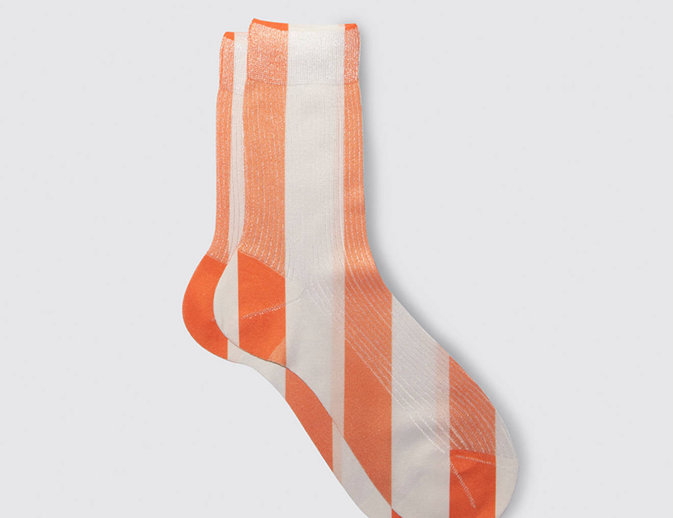 One Ribbed Stripe Socks